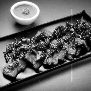 Smoked miso beef