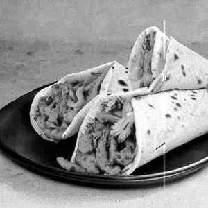 Hariyali chicken wrap