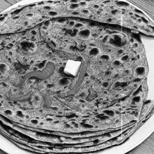 Tomato Onion Capsicum Paratha
