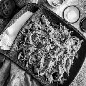 Shredded Chicken in Hot Garlic