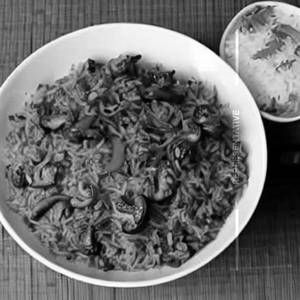 Spicy Mushroom Freid Rice