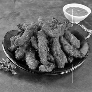 Beef deep fry [dry]