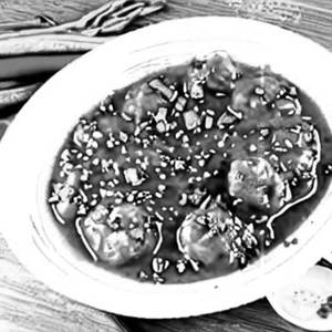 Veg ball manchuriyan  gravy