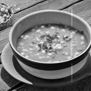 Vegetable mushroom corn soup