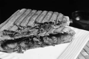 Mushroom Chilly Sandwich