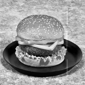 Cheese burst veg burger