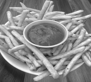 Salted french fries