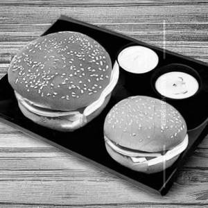 Cheese Chicken Momos Burger