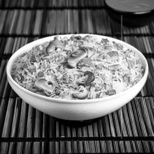 Egg Mushroom Fried Rice