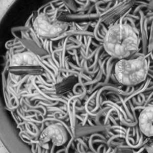 Prawn noodles