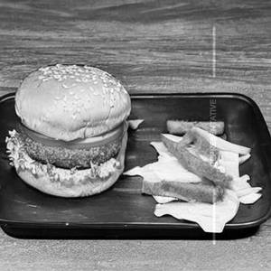 Veg. Burger (Double Patty)