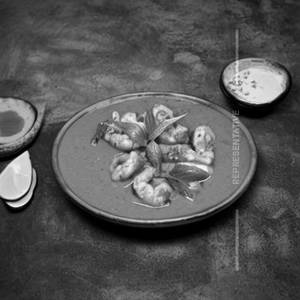 Thai red curry prawns