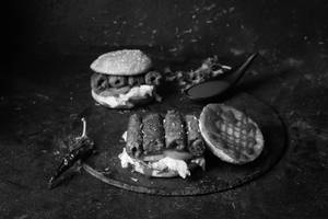 Mutton Seekh Bun Kebab