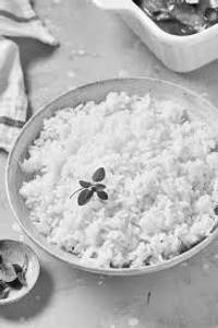 Plain rice