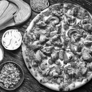 Chunky Chicken Pizza