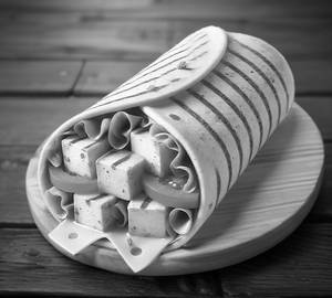Cheese paneer wrap