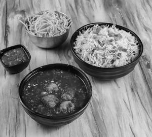 Veg. Manchurian Rice