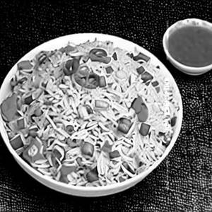 Singapore Fried Rice [chicken]