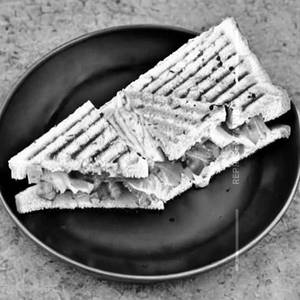 Roasted Veggies Cheese Sandwich