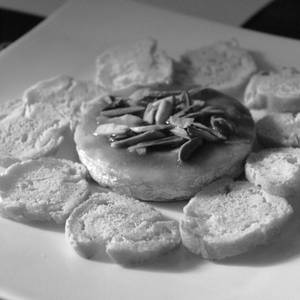 Baked Brie Toasted Almonds