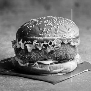 Crispy Chicken Cheese Burger                  