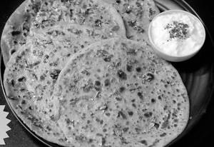 Tandoori Mix Paratha [2pcs] With Dahi