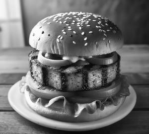 Tandoori paneer burger
