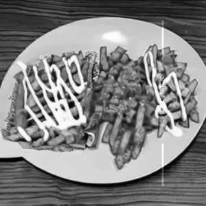 Peri peri paneer wraps & Cheese Loaded Fries