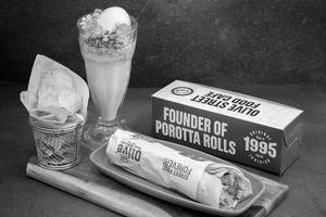 Chicken Pocket Friendly Wrap With Chips And Beverage