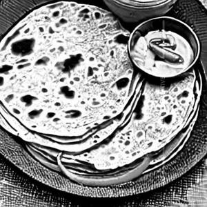 Green Chilli Paratha