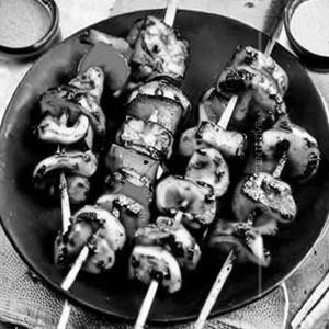 Mushroom Achari Tikka