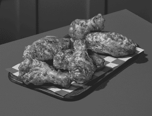 Baked Royal Spice Chicken Wings 6pc