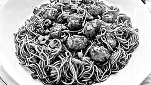 Chicken manchurian noodle