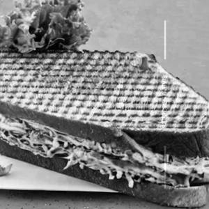 Coleslaw Veggie Cheese Mayo Cream Sandwich