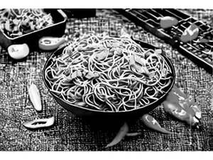 Veg Manchurian Noodles