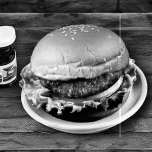 Omelette burger