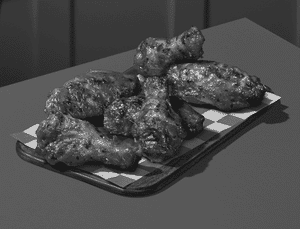Baked Southern Fiery Chicken Wings 6pc