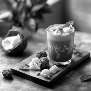 Lychee Coconut Espresso Coffee (cold)
