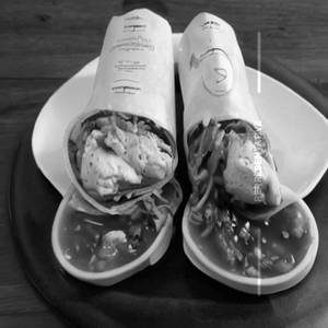 Double Eggs chicken rolls