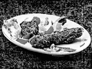 Chicken malai seekh kebab