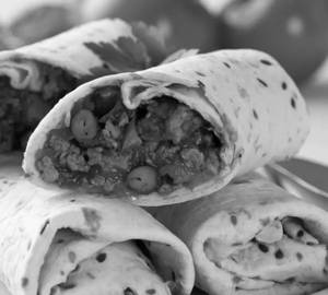 Tikka masala burrito veg