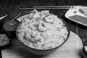 Prawns Burnt Garlic Fried Rice