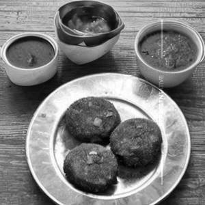 Bhune Palak Aur Anardana Tikki
