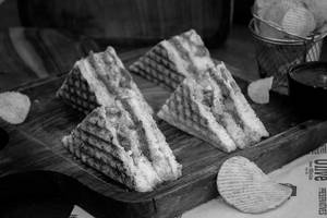 Paneer Mushroom Club Sandwich