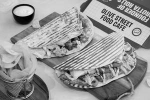 2 Chicken Grilled Parotta + Potato Chips