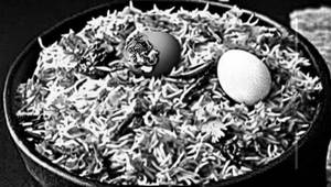 Egg Burji Biryani