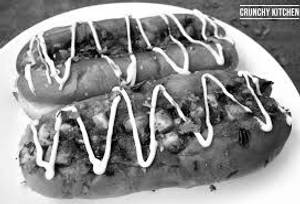 Paneer hot dog