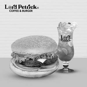 SOUTH WEST CAJUN BURGER +lemon ICE TEA (m)
