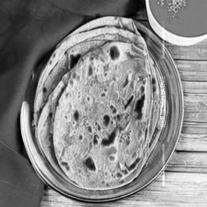 Veg Green Spicy Shawarma [Paratha]
