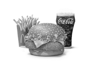 Korean Mc Spicy Premium Paneer Burger Combo (M)